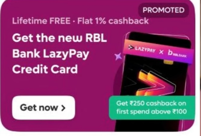 Lazypay Free Cashback