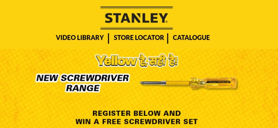 Stanley Free Screwdriver Set