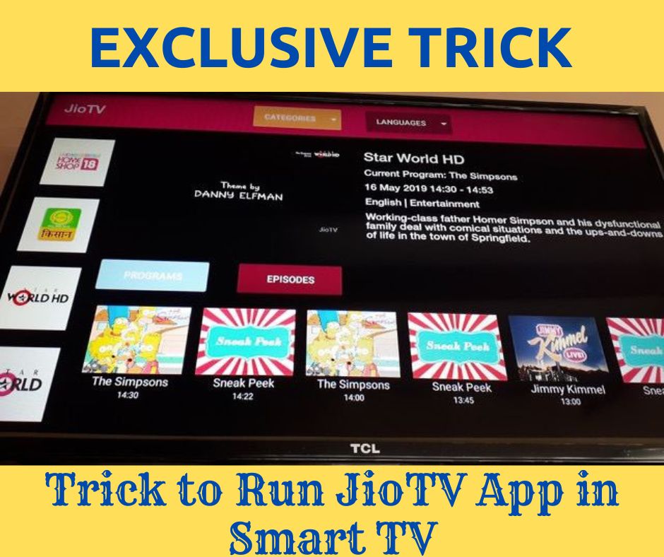 How to install JioTV App in Smart TV